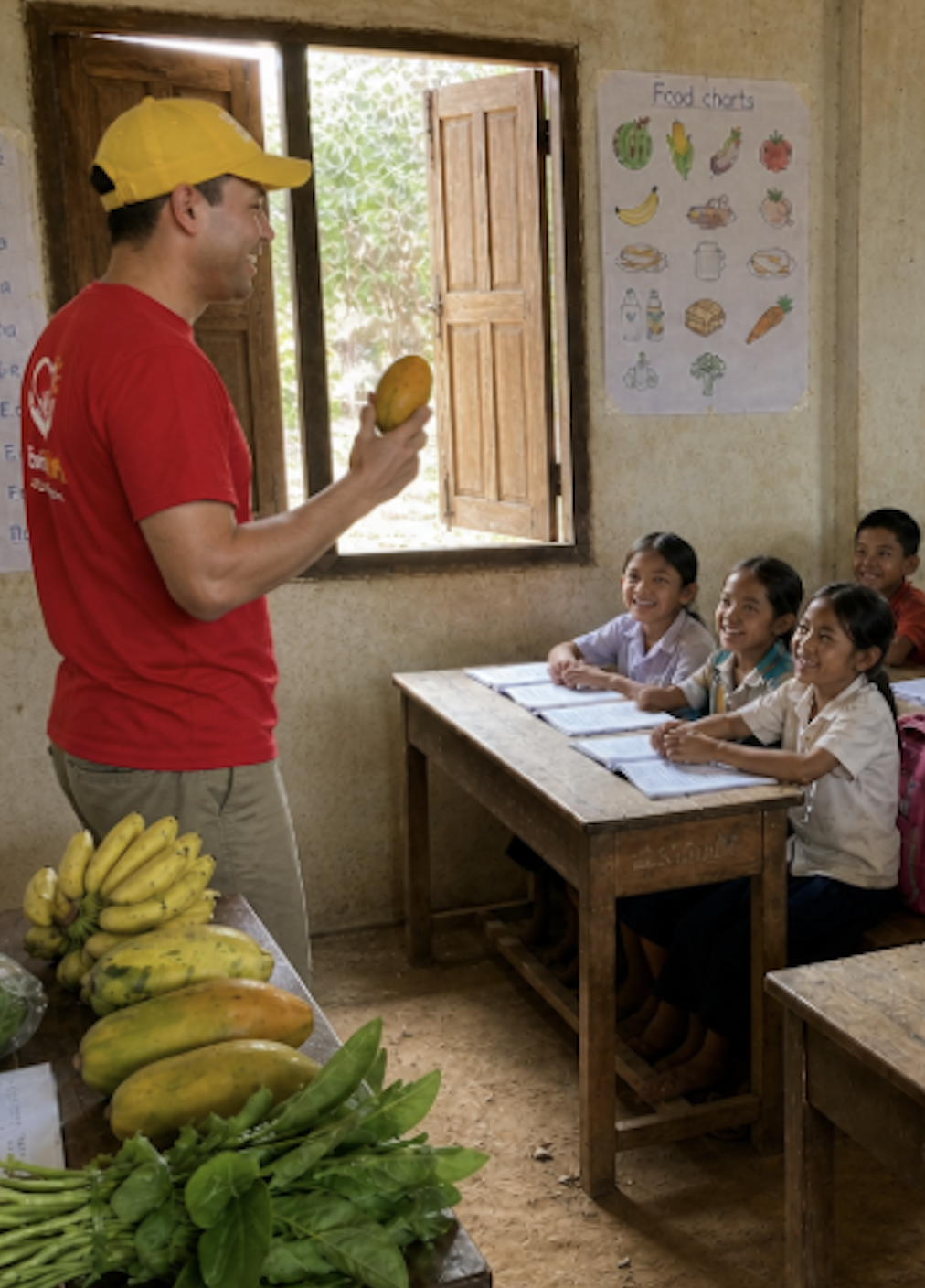 Blake Linh Foundation volunteers teaching children in Vietnam